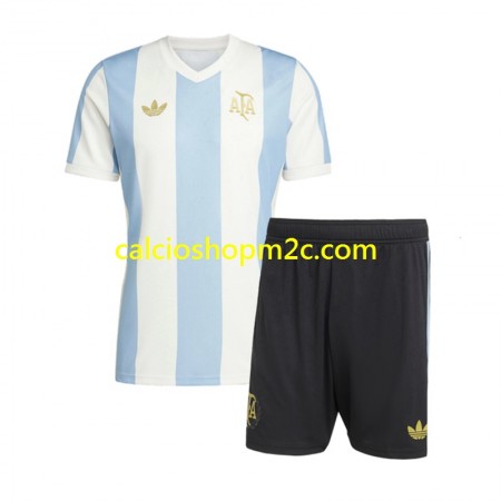 Argentina 50 Anniversary Bambino Maglia Prima Manica Corta